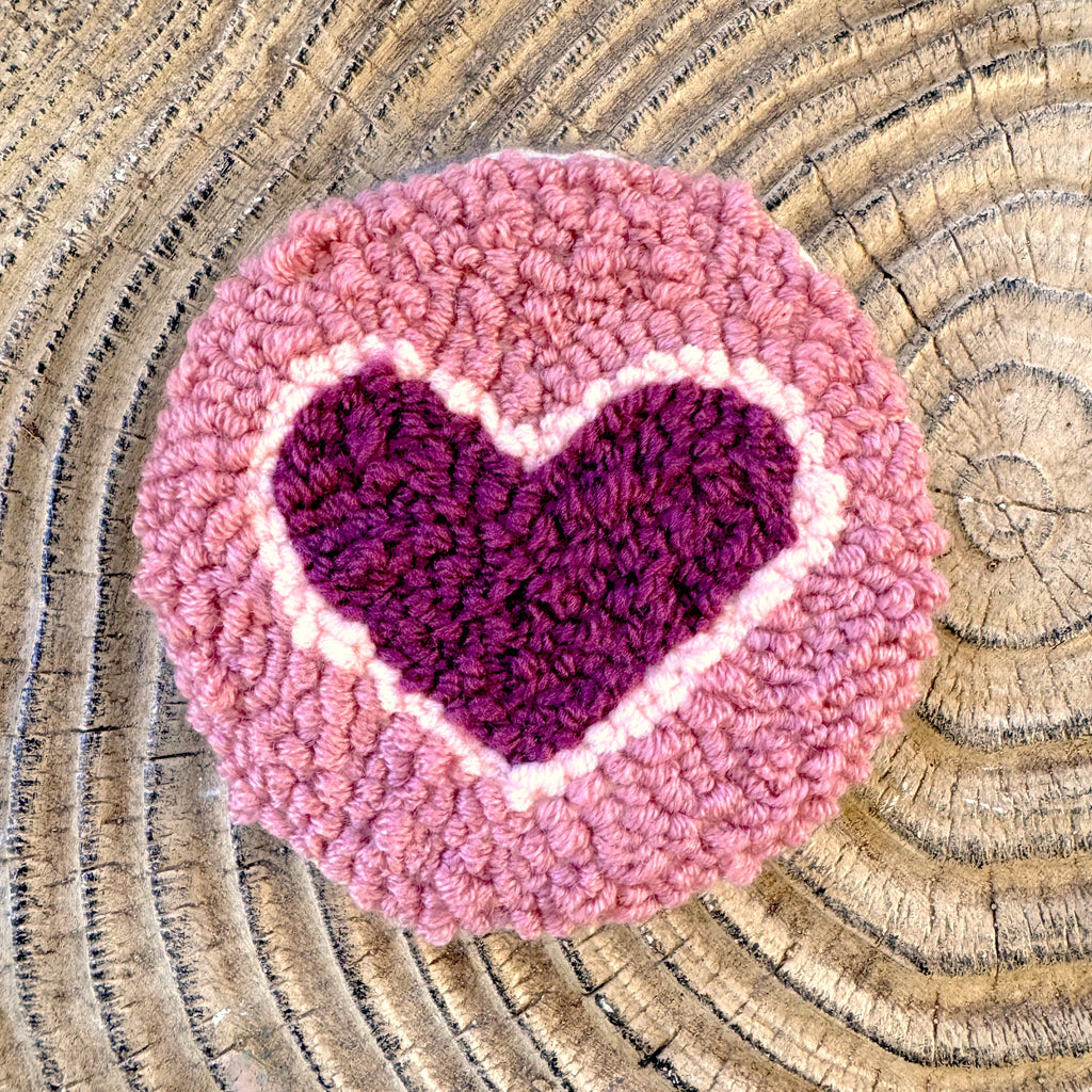 Heart to Heart Punch Needle Kit--Back in stock!