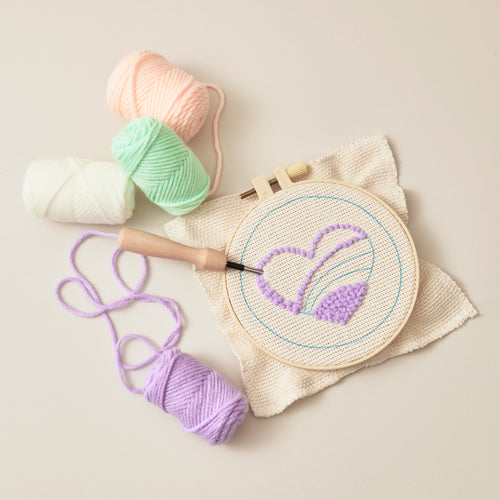Heart to Heart Punch Needle Kit--Back in stock!