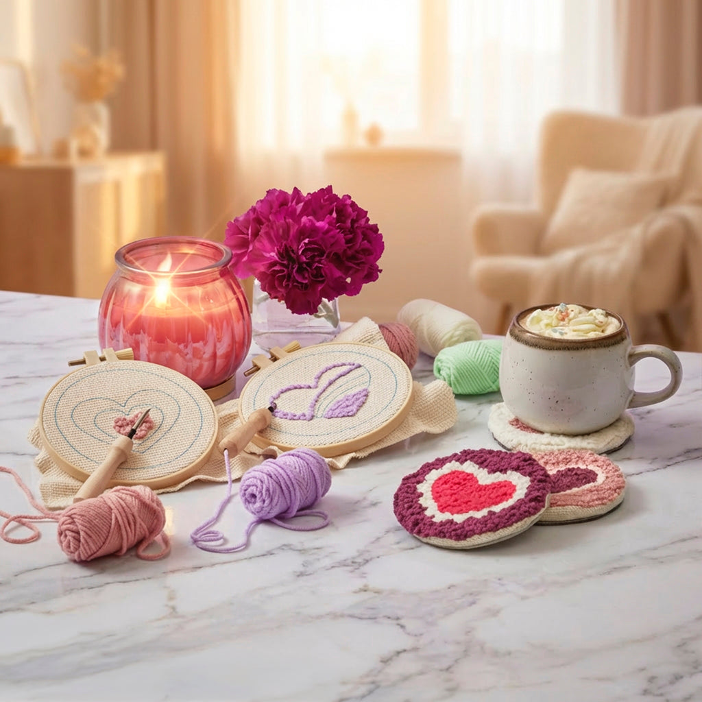 Heart to Heart Punch Needle Kit--Back in stock!